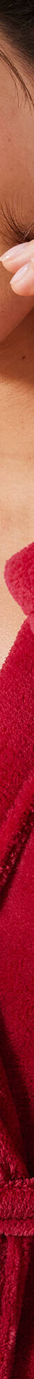 Peignoir polaire toucher peluche manches longues, longueur 115 cm (cerise) Peignoir polaire toucher peluche manches longues, longueur 115 cm (cerise)